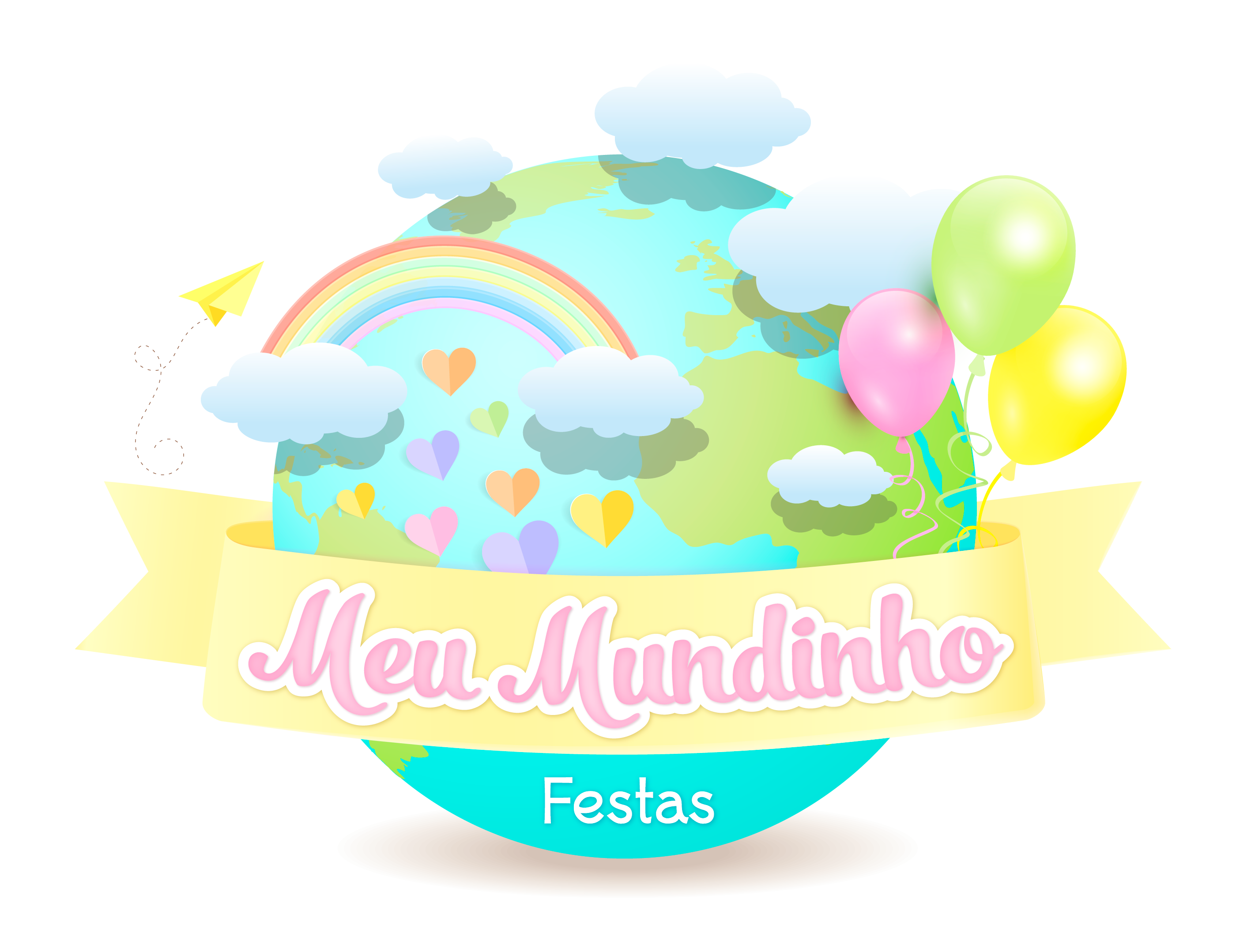 Logo Meu Mundinho Festas